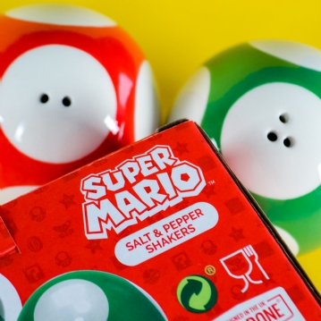 Super Mario Mushroom Salt and Pepper