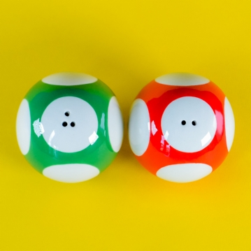 Super Mario Mushroom Salt and Pepper