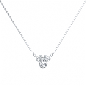 Sterling Silver Disney Minnie Mouse Birthstone Month Necklaces