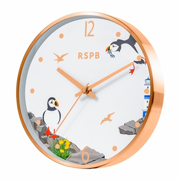 RSPB Puffin Wall Clock