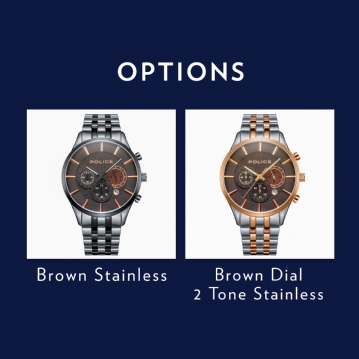 Police Cage Chrono Watches