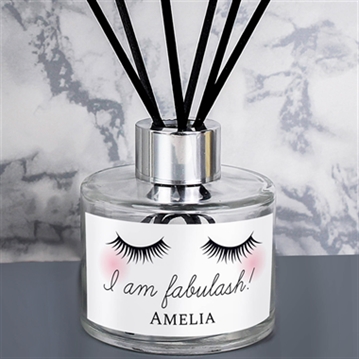 Personalised Eyelashes Reed Diffuser