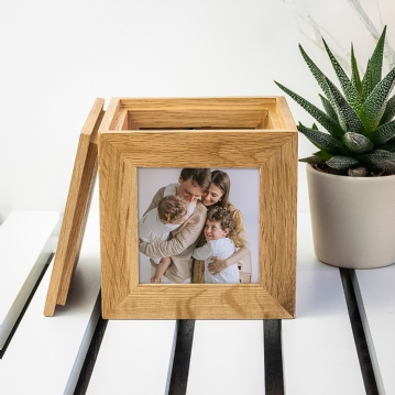 Personalised Photo Cube Keepsake Box | Find Me A Gift