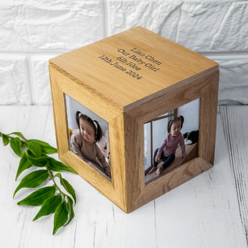 Personalised Photo Cube Keepsake Box | Find Me A Gift