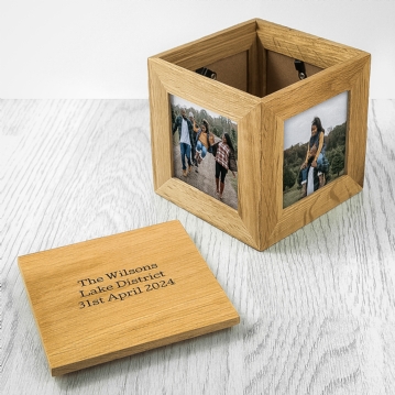 Personalised Photo Cube Keepsake Box | Find Me A Gift