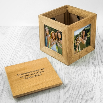 Personalised Photo Cube Keepsake Box | Find Me A Gift