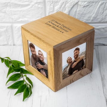 Personalised Photo Cube Keepsake Box | Find Me A Gift
