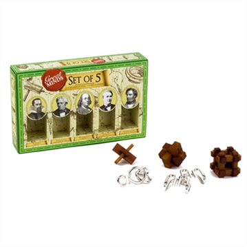 Great Minds Set of 5 Puzzles