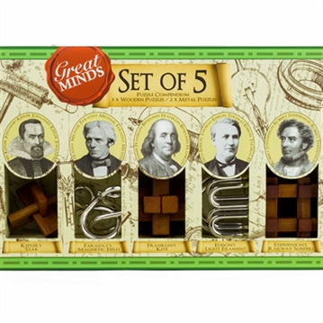 Great Minds Set of 5 Puzzles