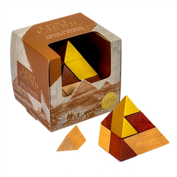 Egyptian Pyramid of Giza Wooden Puzzle