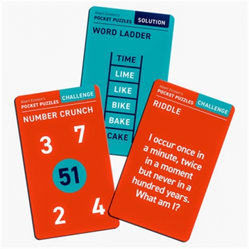 Set of 50 Puzzle Challenges in a Tin