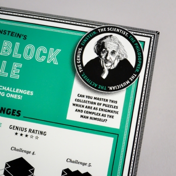 Einstein Letter Block Puzzle Find Me A Gift