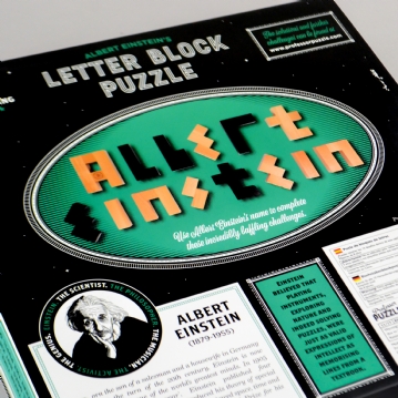 Einstein letter block puzzle clearance