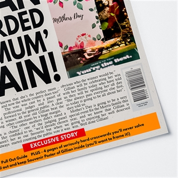 Personalised "Mother's Day" Newspaper Front Page