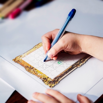 Framed Drawing Jigsaw Puzzle