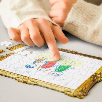 Framed Drawing Jigsaw Puzzle