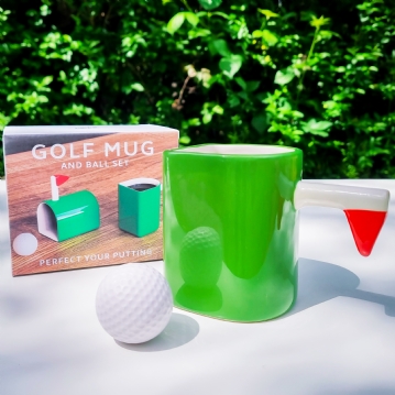 Golf Mug and Ball Set