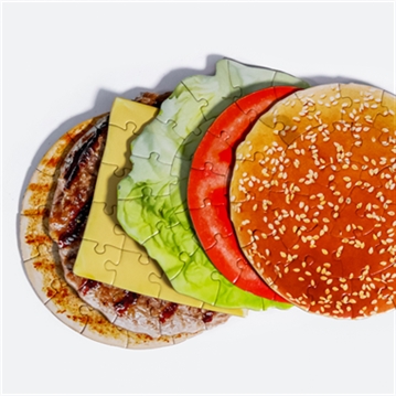 Burger Layer Jigsaw Puzzle