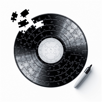 12 Inch Record Jigsaw Puzzle