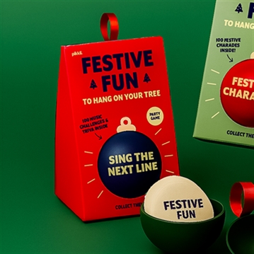 Sing the Next Line Festive Fun in a Bauble