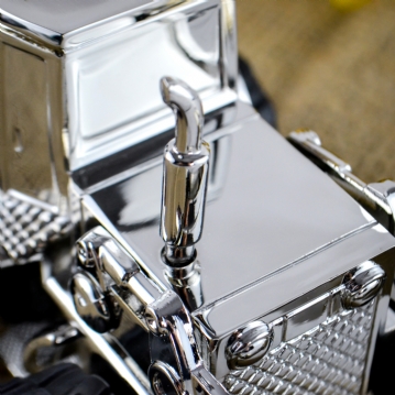 Silver Plated Personalised Tractor Money Box