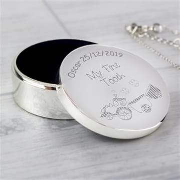 Personalised First Tooth Box - Train Design