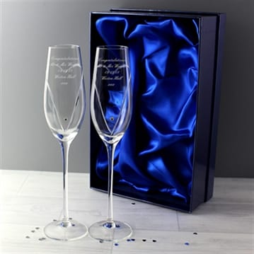 Personalised Champagne Glasses