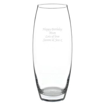 Personalised Tapered Bullet Vase