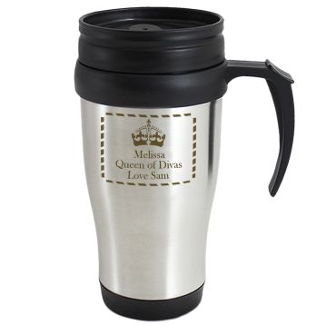 personalised travel mug