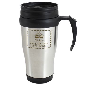 personalised travel mug