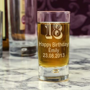 Personalised Age Shot Glass
