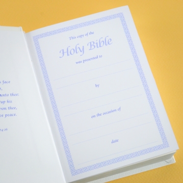 Personalised Bible