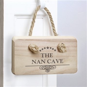 personalised wooden sign