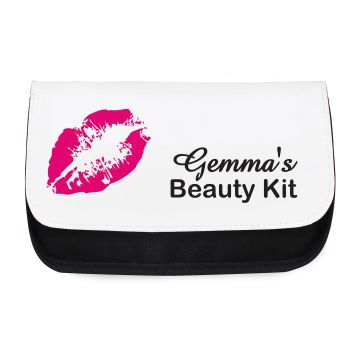 Personalised Lips Make Up Bag