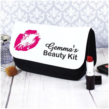 Personalised Lips Make Up Bag