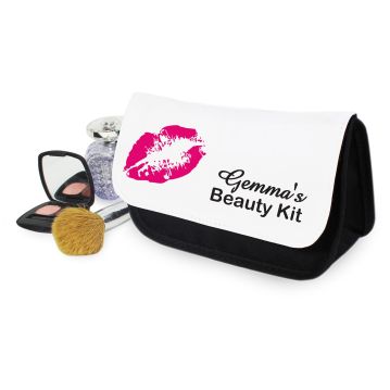 Personalised Lips Make Up Bag
