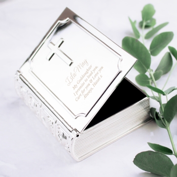 personalised bible trinket box
