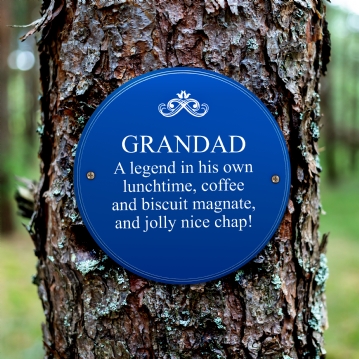 personalised heritage plaque