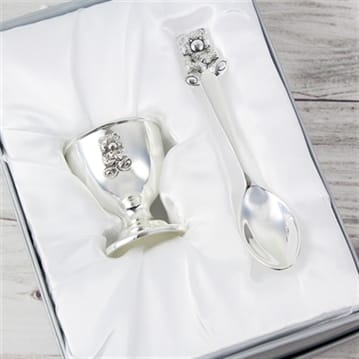 Personalised Egg Cup and Spoon