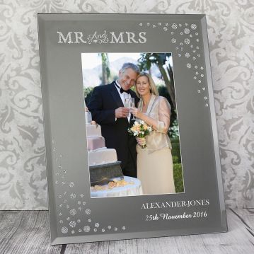 personalised mr and mrs frame