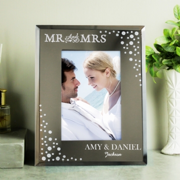 personalised mr and mrs frame