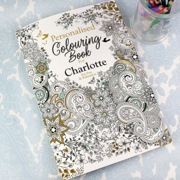 Personalised Colouring Book For Adults