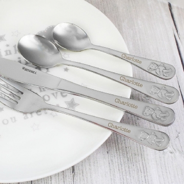 Children's Cutlery Set - Baby Christening Gift