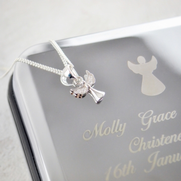 Christening sales jewellery box