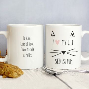 Personalised Cat Mug