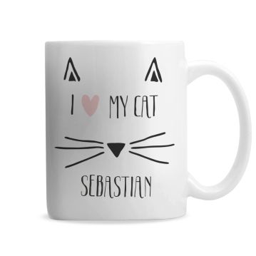 Personalised Cat Mug