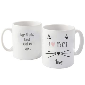 Personalised Cat Mug