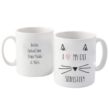 Personalised Cat Mug
