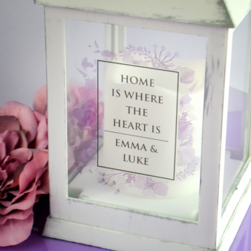 Personalised Soft Watercolour Lantern