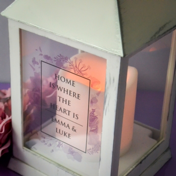 Personalised Soft Watercolour Lantern